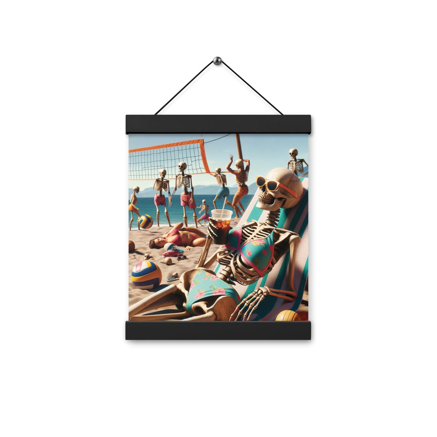 Skeleton Beach Babe Vibes - Hanging Print (54 Entries)