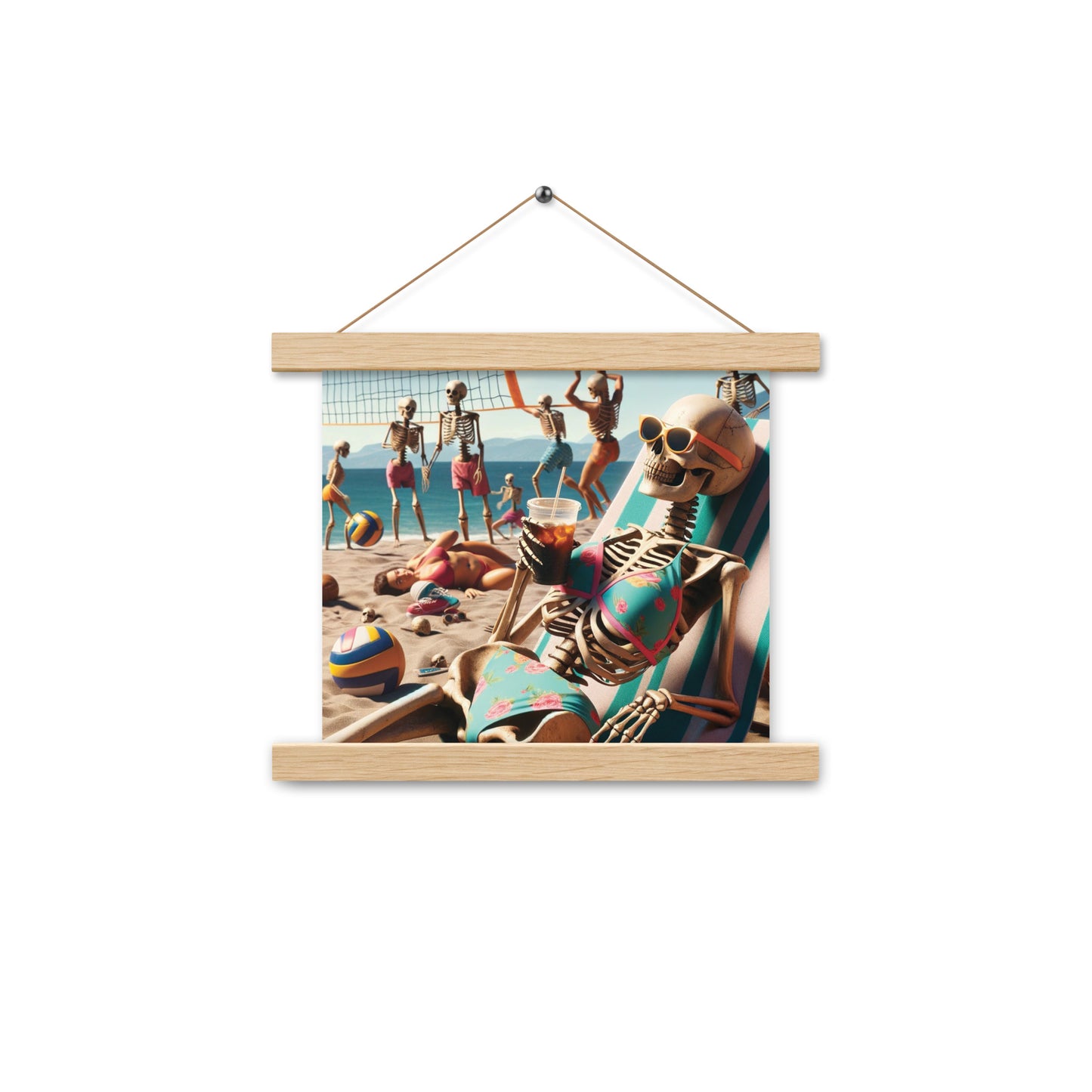 Skeleton Beach Babe Vibes - Hanging Print (54 Entries)