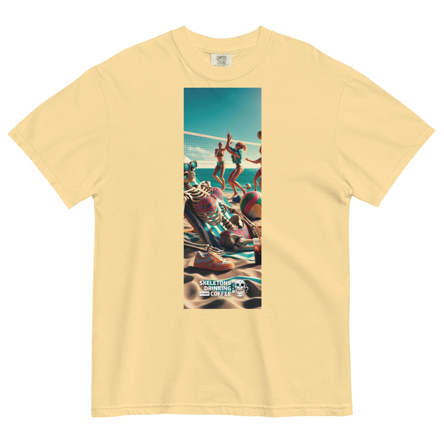 Skeleton Beach Babe Vibes T-Shirt (76 Entries)