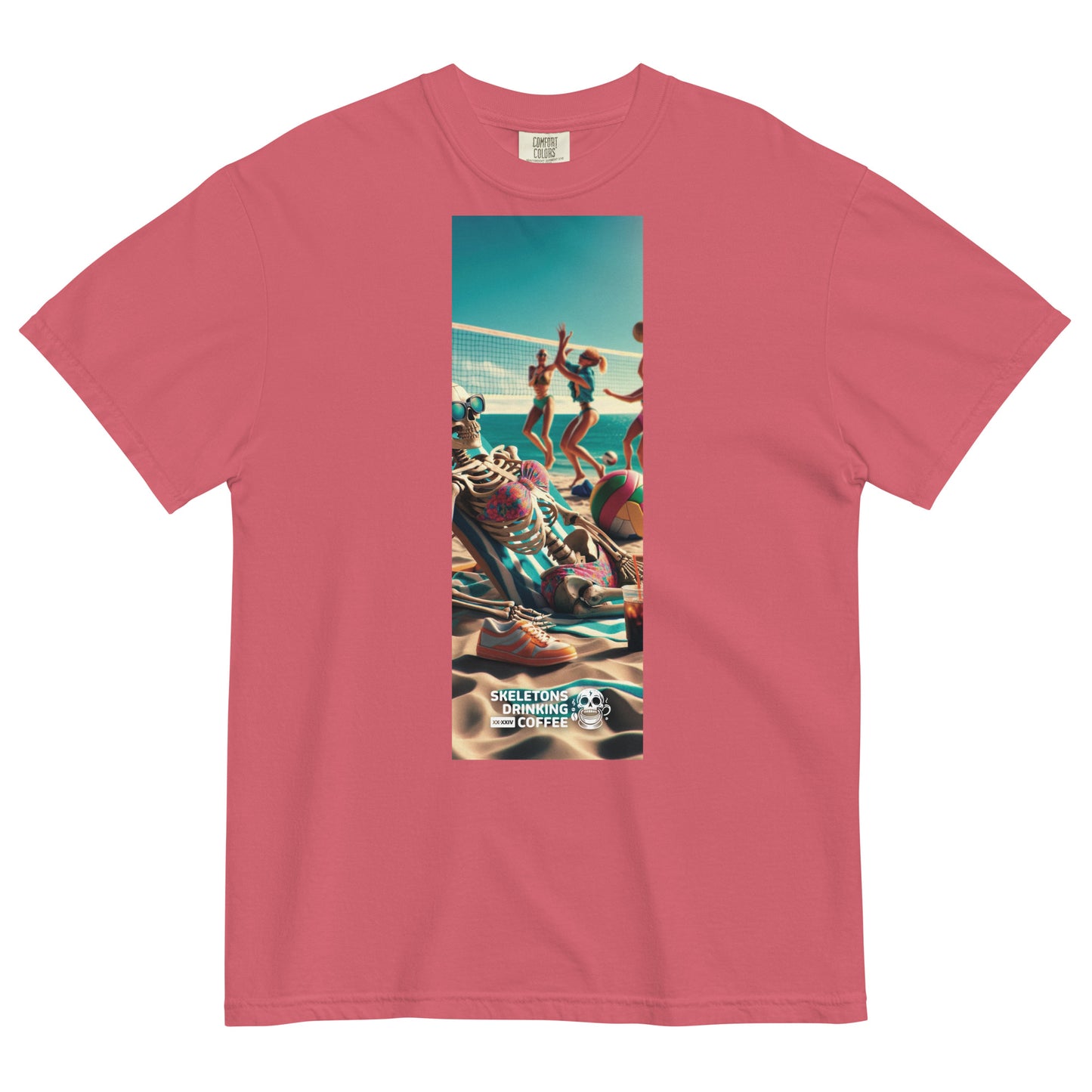 Skeleton Beach Babe Vibes T-Shirt (76 Entries)